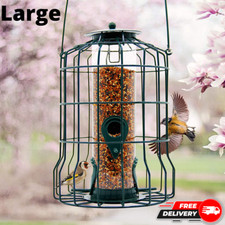 Hanging Wild Bird Feeder Squirrel Proof Seed Food Yard Garden Outdoor Decoration