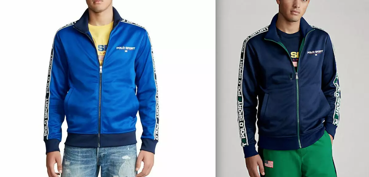 POLO RALPH LAUREN Men's Polo Sport Performance Logo Sleeve Track Jacket NWT $168