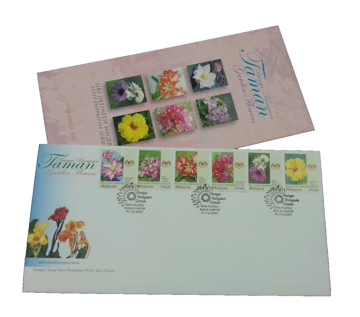 Flowers First Day Cover Malaysian Stamps (1963-Now)