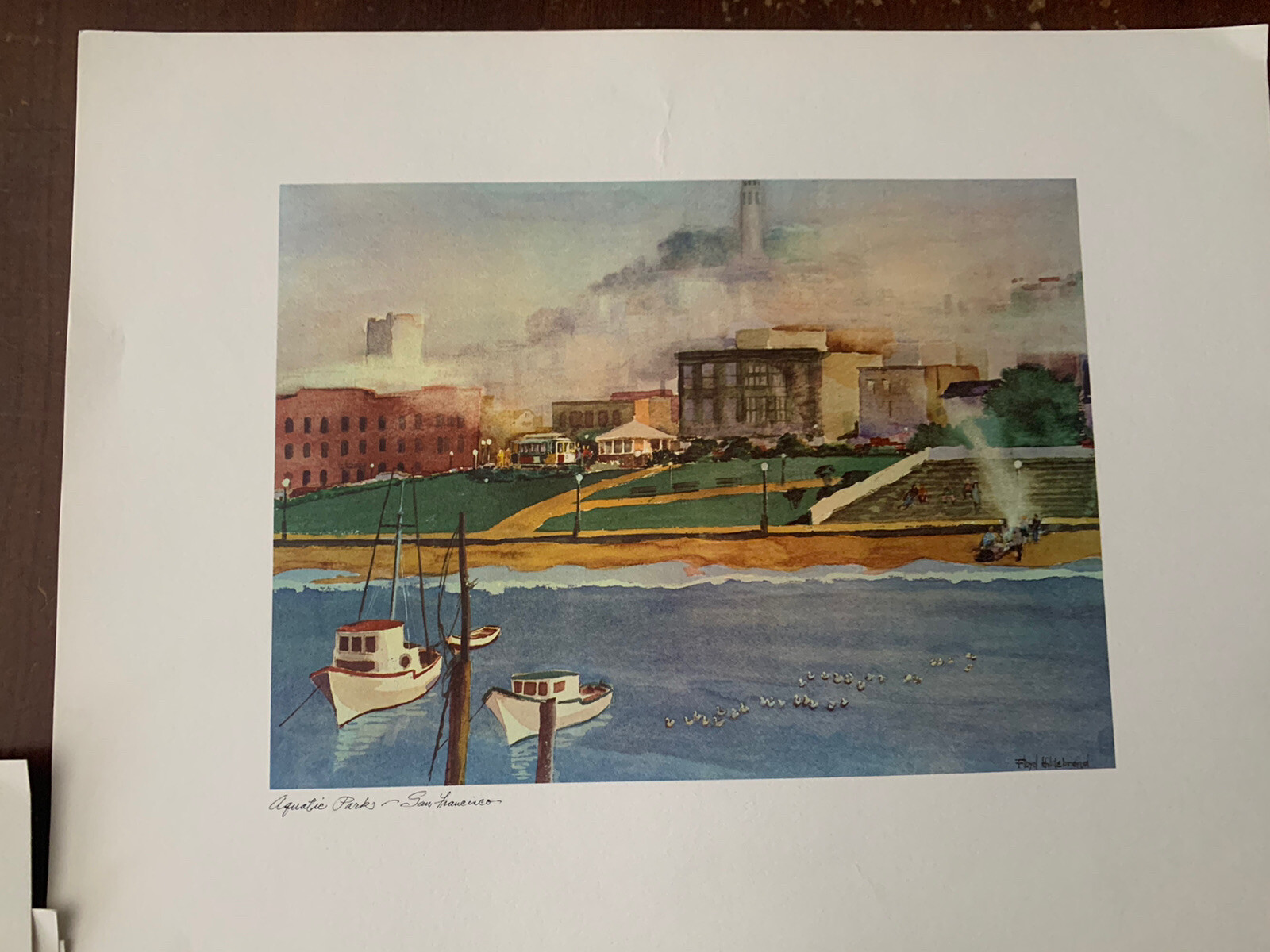 Lot of 7 California Savings n Loan Art Prints by Floyd Hildebrand San Francisco eBay