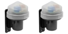 2 x Newlec NL5601 Electronic Photo Electric Cell PEC Dusk to Dawn Controller Kit
