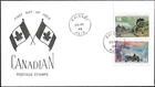 🍁Canada  #1104/1106 "EXPLORATION OF CANADA"  Nice New 1986 Special Event Cachet