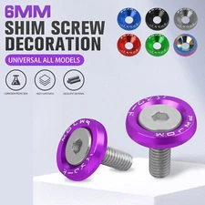 Universal Fairing Body Work Bolt Kit Screw Spire Speed Fastener Clip Nut 10x 6mm