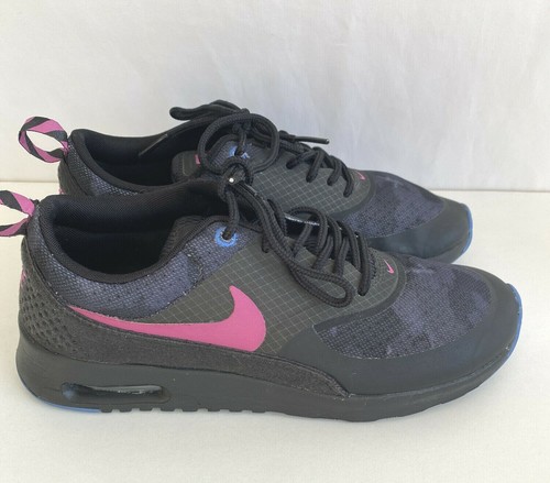 NIKE AIR MAX Thea Black/Pink Camo Print 
