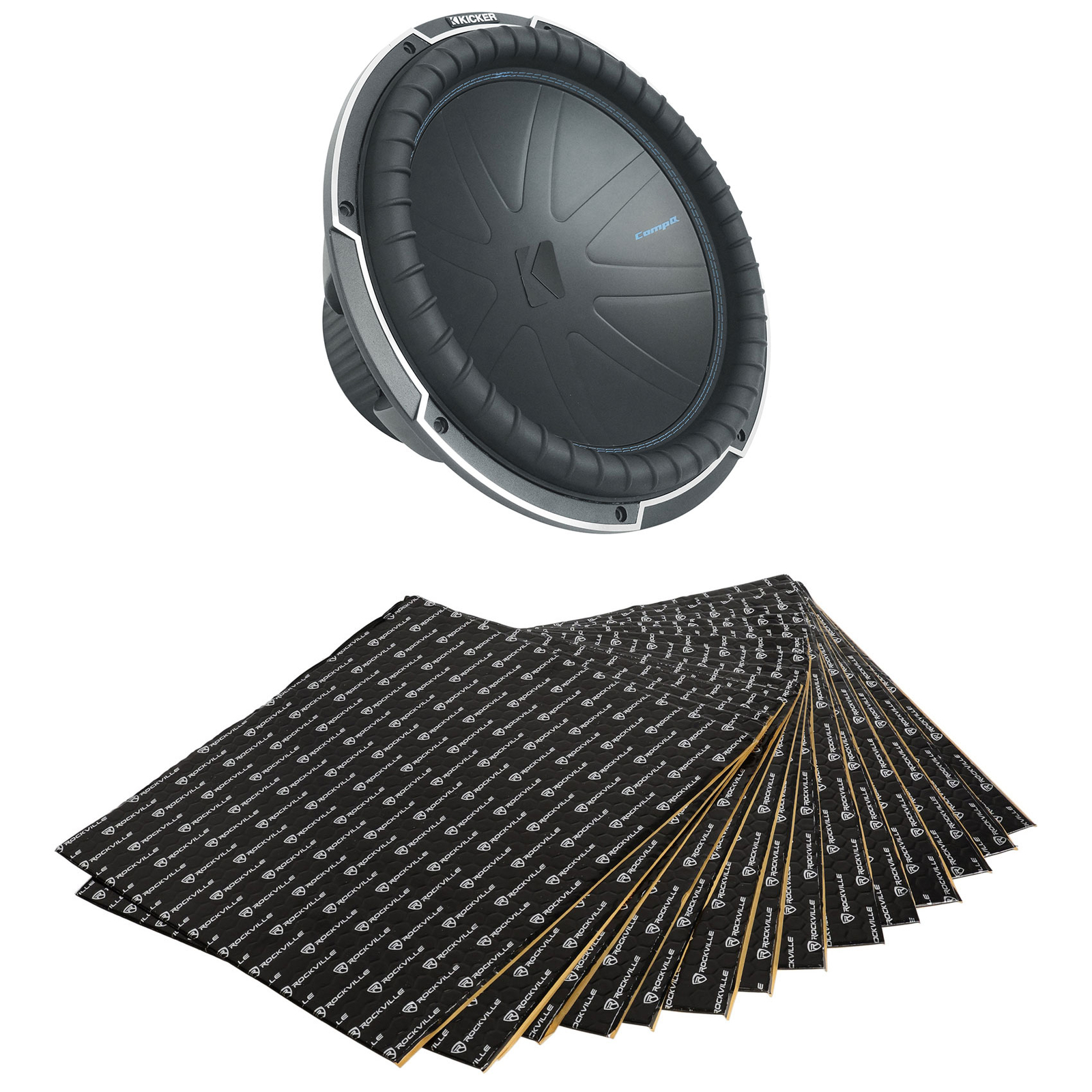 Автомобильный сабвуфер Kicker 51CWQ154 COMP Q 15 мощностью 1200 Вт Глушитель звуковой вибрации 64090₽