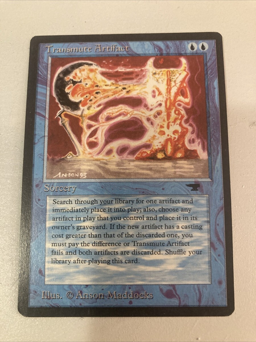 mtg Transmute Artifact 英語