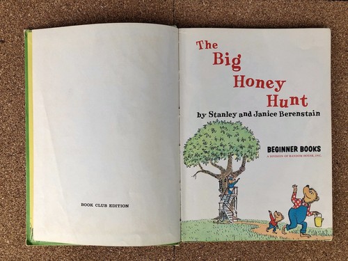 Vintage 1962 The Big Honey Hunt (Berenstain Bears) First Edition - Bild 3 von 6