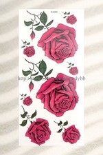 red rose flower temporary tattoo Cheap Fun Stocking Stuffers