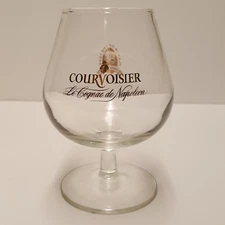 RARE Courvoisier Le Cognac de Napoleon Brandy Glass NFL Player of the year 1996