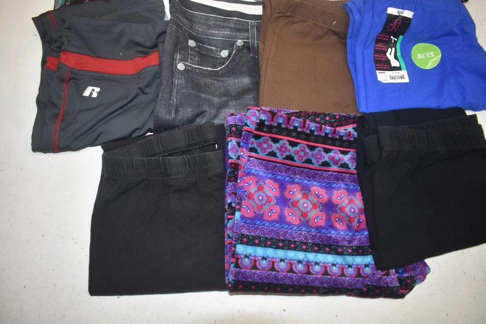 Wholesale Bulk Lot of 11 Juniors Size XL 15 17 Casual Relaxed Leggings - Image 4 of 4