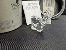 Swarovski Silver Crystal, Goat Chinese Zodiac with Certificate and Box