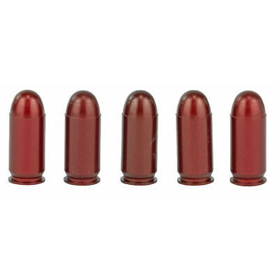 A-Zoom Snap Caps 45 ACP Set of 5 Red Aluminum for Function Testing and Safety