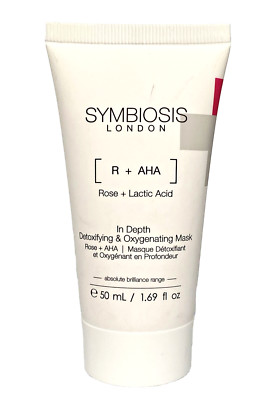 Symbiosis London: In Depth Detoxifying & Oxygenating Mask w/Rose+AHA 1.69 fl oz