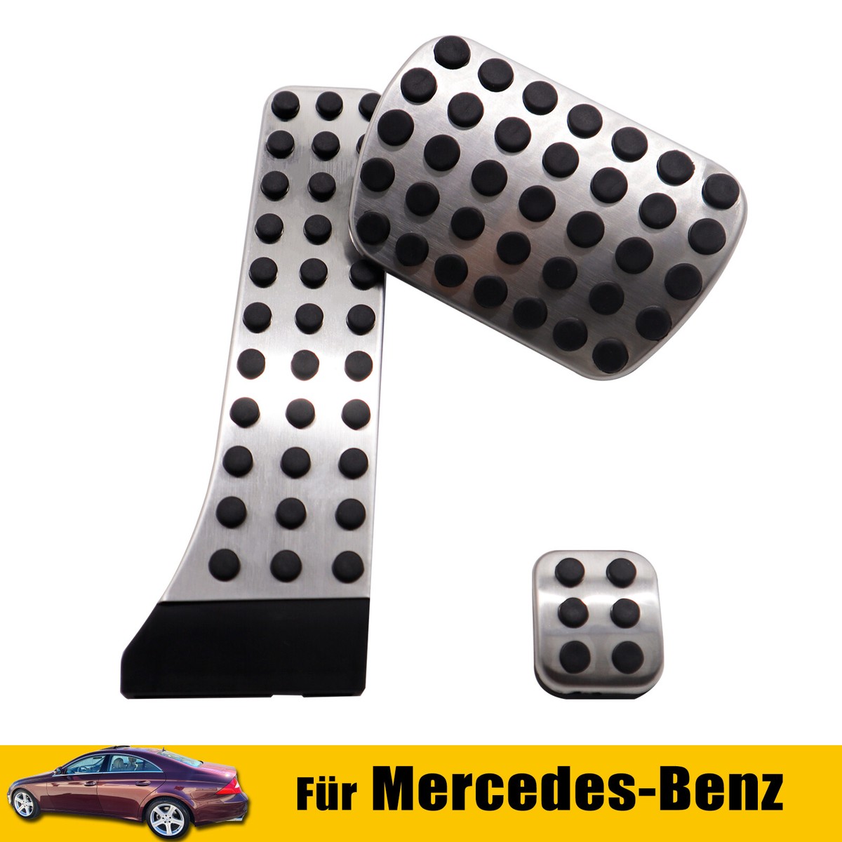 Auto Pedale Pedalauflage Pedalkappen Bremse Gaspedal FußPedal, Für Mercedes Benz GLC X235 W205 W204 W203 202 Class C E W213 W212 W210 W211 W123 Anti-Rutsch Gas Und Brems Pedalabdeckung