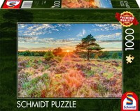 1000 Teile Schmidt Spiele Puzzle Heide Im Sonnenuntergang 59768