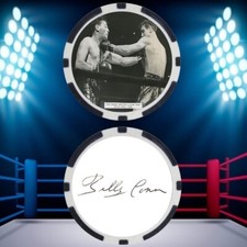 BILLY CONN - BOXING HALL OF FAME - POKER CHIP - ***SIGNED/AUTO***