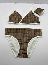 BURBERRY Little Girl's Girl's Crosby 2-Piece Swimsuit Size 14