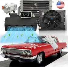 12V Remote Control Underdash Cool Electric Air Conditioner DC Auto Car A/C Kits