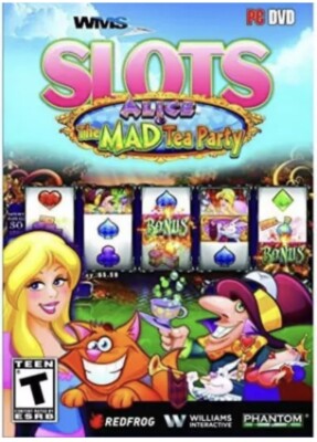WMS Slots: Alice & The Mad Tea Party (PC, 2015) - New / Sealed