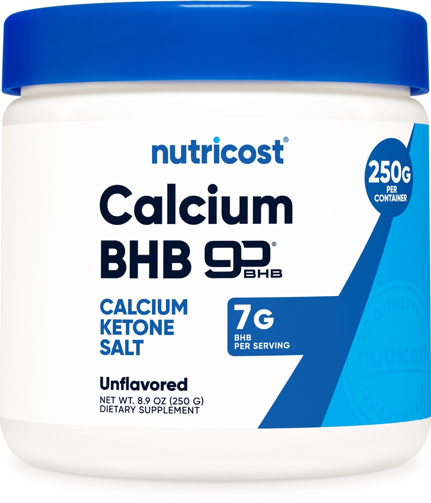 Nutricost Calcium BHB Powder (250 г) - добавка кетоновой соли без запаха