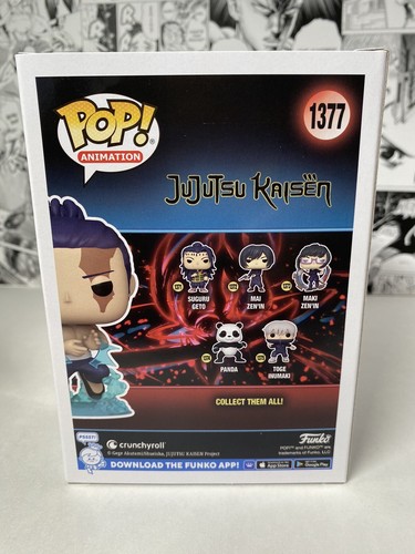 Funko Pop! Pegatina de prelanzamiento Aoi Todo #1377 Jujutsu Kaisen Cáliz Excl - Imagen 3 de 6