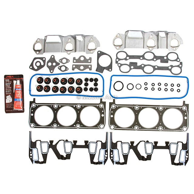 Juego de juntas de culata aptas para Chevy Pontiac Buick Oldsmobile 95-99 3.1 OHV VIN M Foto 2 de 4
