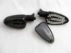 Black LED rear indicator BMW k 1200 s K 1300 s smoked rear LED signals