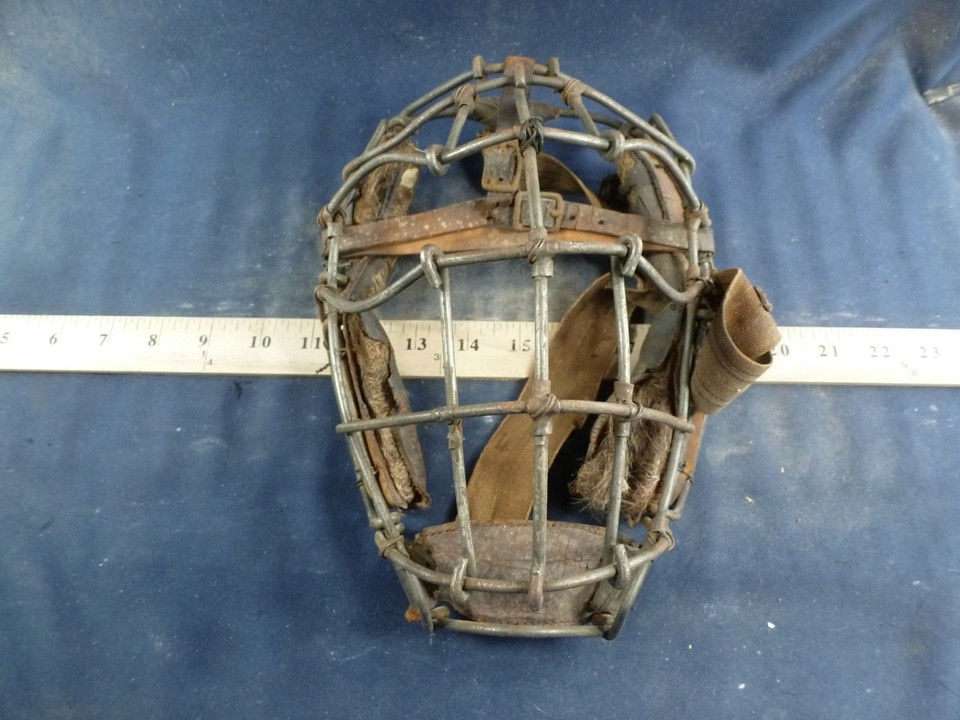 Antique Vintage 1900's Birdcage Catcher's Mask | eBay
