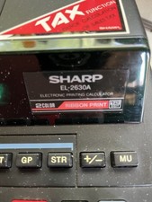 Sharp EL-2630A Printing Calculator, 2 Color 12 Digit, Incl 2 Tolls Thermal Paper