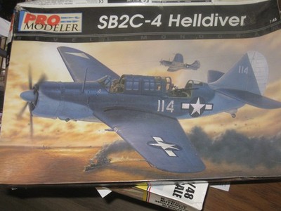 Revell Monogram Pro Modeler SB2C-4 Helldiver 1/48 Scale Model # 85-5935
