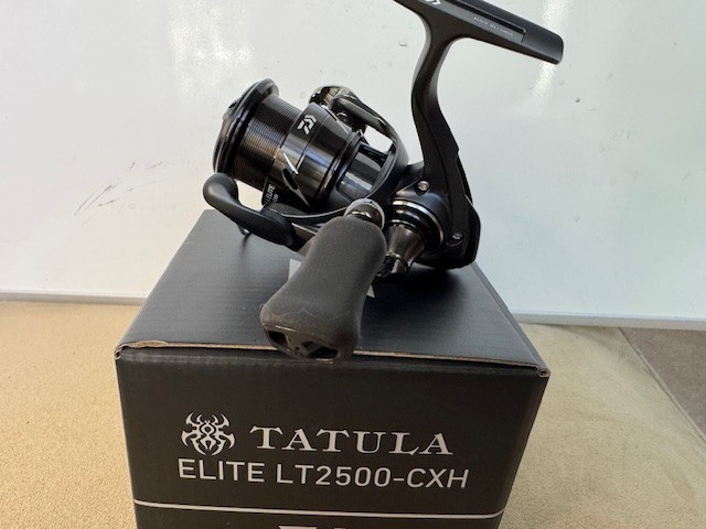 Daiwa Tatula Elite LT 2500-CXH Spinning Reel Box Papers Spool Washers Used Once