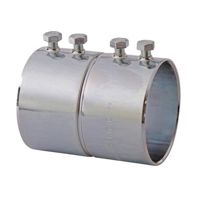 MULTIPLE 468 Set Screw Coupling 3.5'' Zinc Plated Steel Concrete Tight