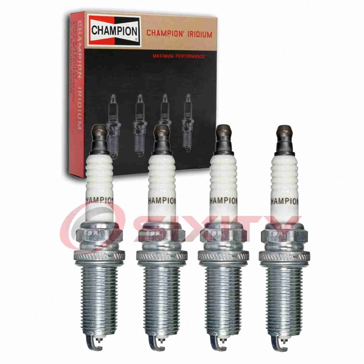 4 pc Champion Iridium Spark Plugs for 2009-2012 Kia Rondo 2.4L L4 Ignition lq