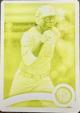 2011 Topps Pro Debut 119 Jabari Blash Yellow Printing Plate #1/1 Mariners