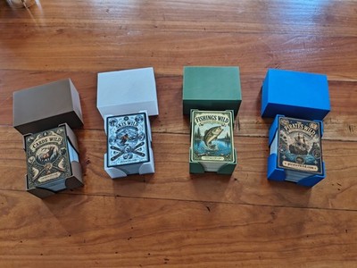 Cards Wild 4 Card Game Set Hunting Skiing Fishing Pirate Not Exploding Kittens