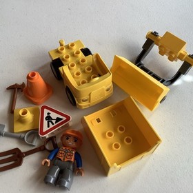 Lego Duplo Dump Truck & Construction Workers Replacement 10  Pieces, Make Offer