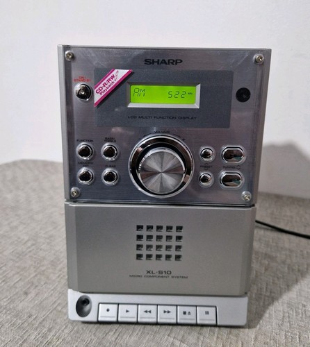 Sharp XL-S10H Micro HI-FI CD Radio Cassette Player Bookshelf System CD-R/RW - Picture 6 of 23