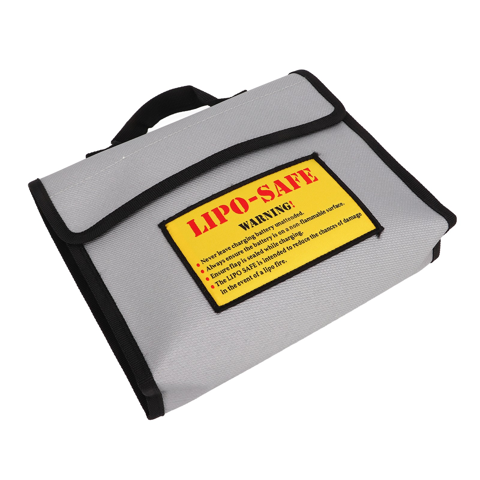Battery Explosion Proof Bag Flame Retardant Fiber Gray Fireproof Lithium Battery