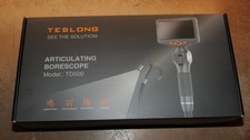 Teslong Articulating Borescope Model TD500 0.25inch 6.5mm Single Lens 5in Screen