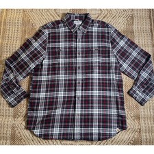 Carhartt Plaid Sz XL 100 Cotton flannel button front