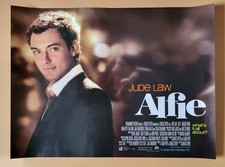 ALFIE 2004 Jude Law Marisa Tomei Original UK Mini Quad Poster