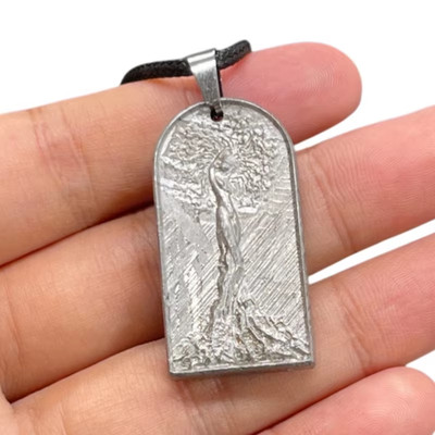 Muonionalusta Meteorite Pendant , Meteorite Pendant Necklace LK340