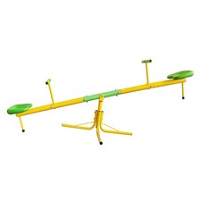 Kids Outdoor Seesaw with 360  Rotation - Steel Playground