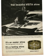 1959 Simoniz Vista Car Wax '59 Buick Electra Vintage Print Ad 2