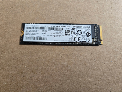 Western Digital PC SN730 512GB M.2 SED Internal SSD (SDBQNTY-512G