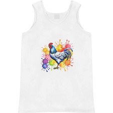 'Colourful Rooster' Adult Vest / Tank Top AV064038 