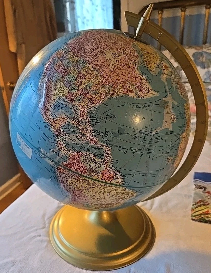 George F。 Cram Co 古董原创古董世界地球仪、天体地球仪| eBay