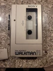 Vintage Sony Walkman F1 WM-F1 FM Stereo Personal Cassette Player