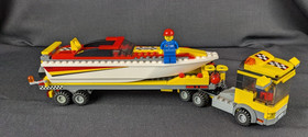 LEGO CITY: Power Boat Transporter (4643) - 100% Complete / Rare / retired
