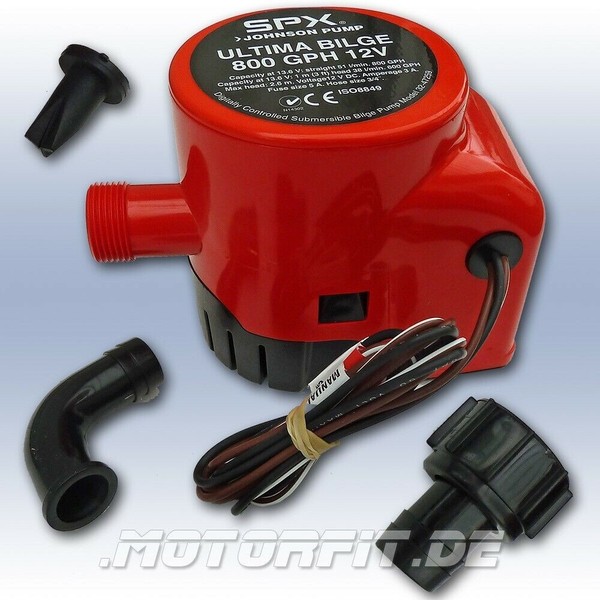 Johnson Pump - Ultima Bilge - Bilgepumpe 800 Gph Ce-PrüFzeichen-image